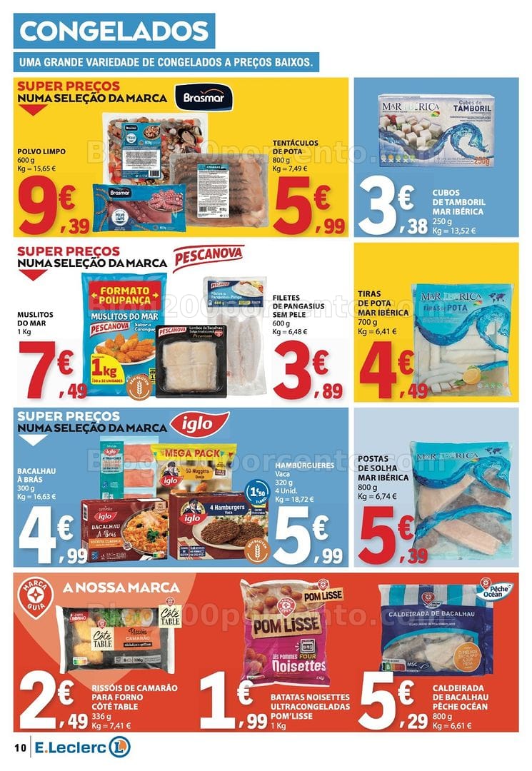 Antevisão Folheto E-LECLERC Promoções de 16 a 22 julho